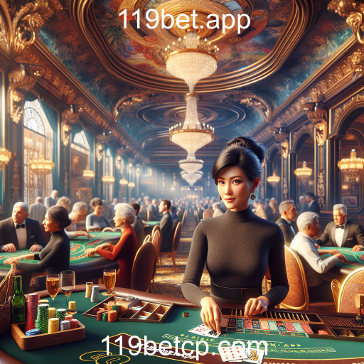 A Experiência Imersiva do Casino Ao Vivo na 119bet.app